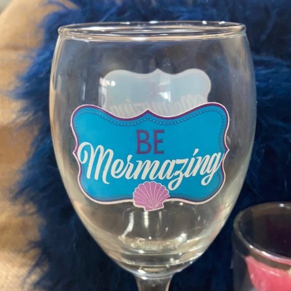 Mermaid You are Mermazing Wine Glass Candle - Picture 9 of 15